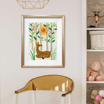 Deer In the Forest Print