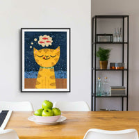 Orange Cat Dreams Big Print
