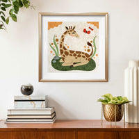 Gentle Giraffe Print