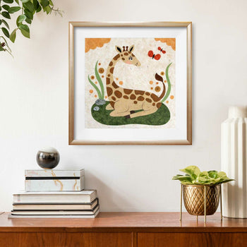 Gentle Giraffe Print