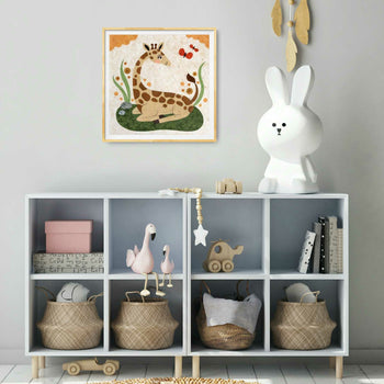 Gentle Giraffe Print