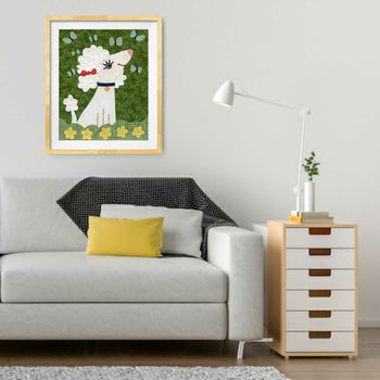 Fancy Dog-Poodle Print