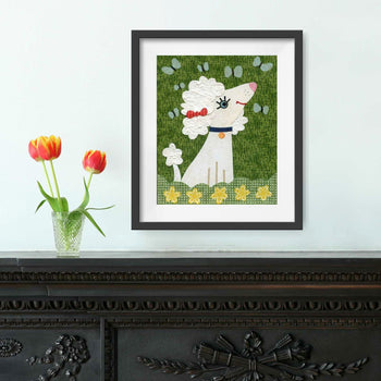 Fancy Dog-Poodle Print
