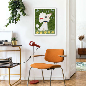 Fancy Dog-Poodle Print