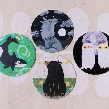 Wild Animals Art Drop Necklaces
