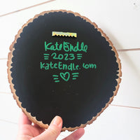 Adopt the Pace of Nature 7.5" Painted Round