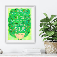 And Into The Forest Print