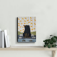 Bear At the River 9x12" Original Collage