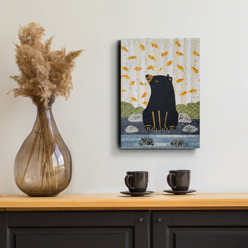 Bear At the River 9x12" Original Collage