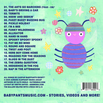 Caspar Babypants CD, Bug Out!