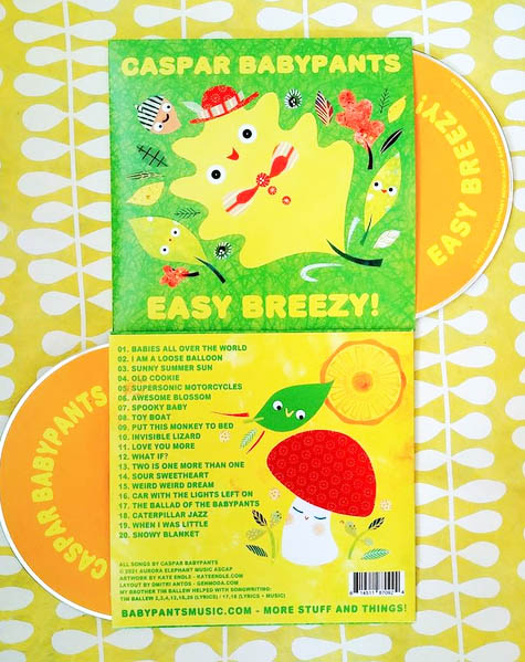 Caspar Babypants CD, Easy Breezy! – Kate Endle