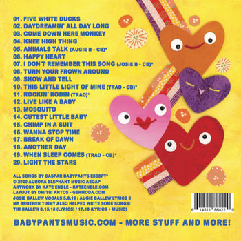 Caspar Babypants CD, Happy Heart!