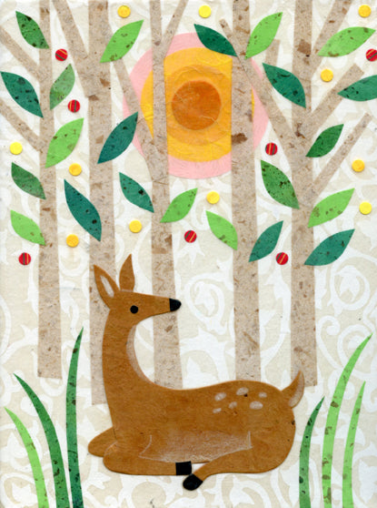 Deer In the Forest Print