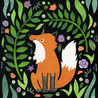 Fox In the Seasons-Autumn Fox Print