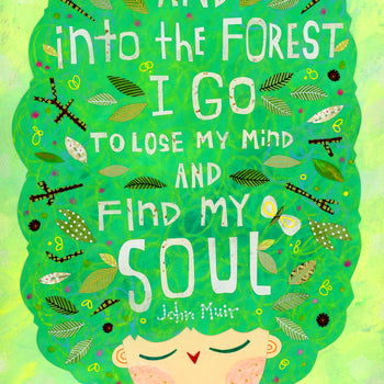 And Into The Forest Print