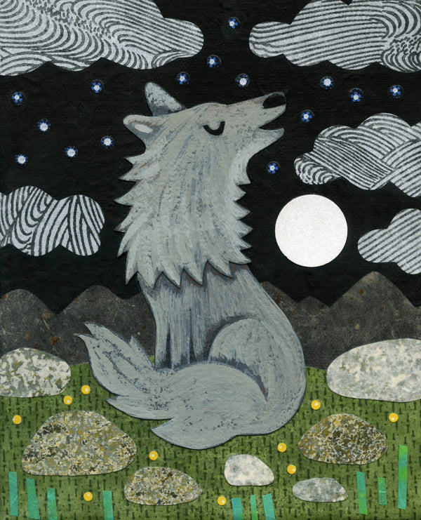 kate endle wolf print