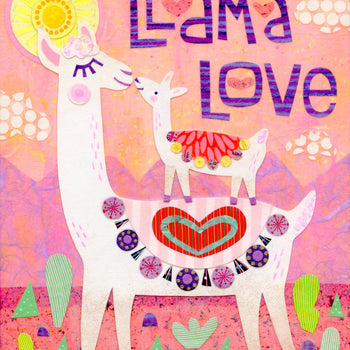 kate endle llama art print