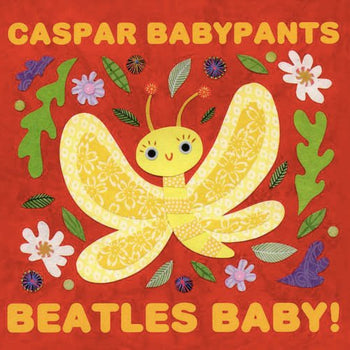 Bursty!, 8x8" butterfly print, art for children's room, baby nursery, bugs and insects, Caspar Babypants, gift for baby, collage, garden art