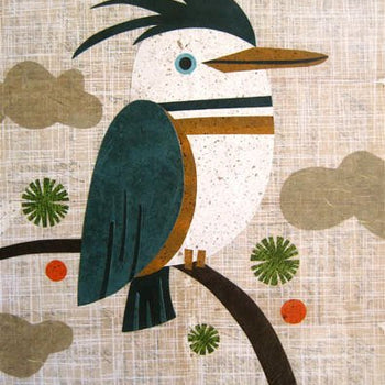 kingfisher art print kate endle