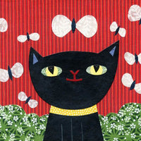 Black Cat Ready to Pounce