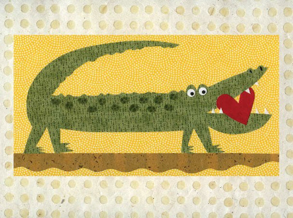 kate endle aligator art print