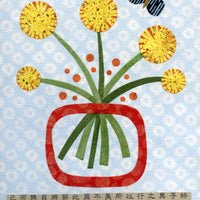 dandelion floral art print kate endle collage