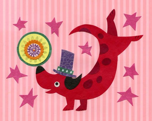 kate endle dachshund dog art print
