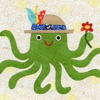 octopus art print for children 