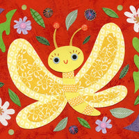 kate endle collage butterfly art print