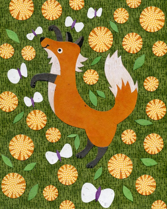 kate endle summer fox art print