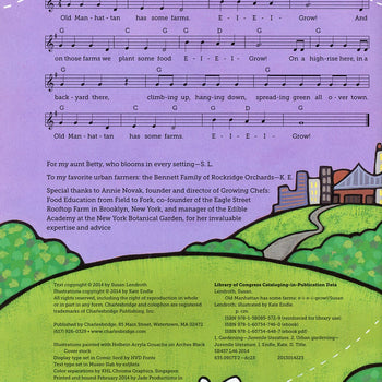 Old Manhattan Had Some Farms- E-I-E-I-Grow! Picture Book OUT OF PRINT