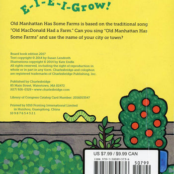 Old Manhattan Has Some Farms-E-I-E-I-Grow! Board Book